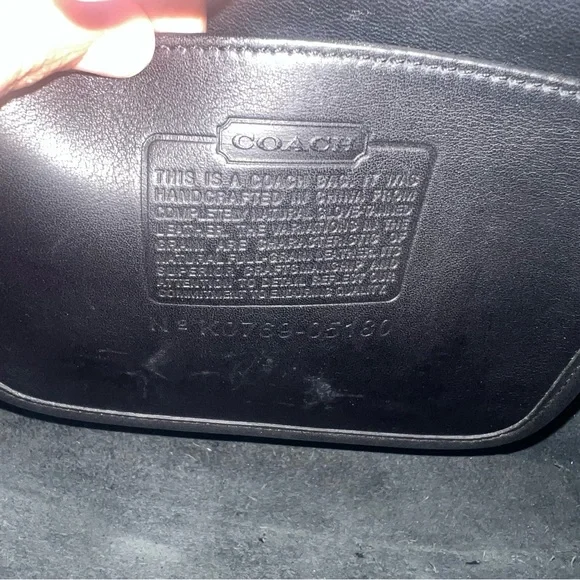 Vintage Coach Black Leather Flap Briefcase - Picture 5 of 9